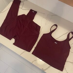 Burgundy Set Active set